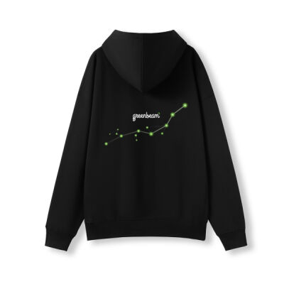 Hoodie with constellation - F375HO Unisex Easy Fit Oversize Hoodies Thumbnail